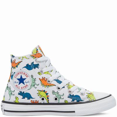 Converse Dinoverse Chuck Taylor All Star - Lasten Matalavartiset Tennarit - Valkoinen/Punainen